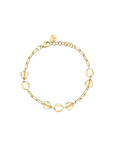 Bracciale Morellato Cuori Acciaio Dorato Donna...