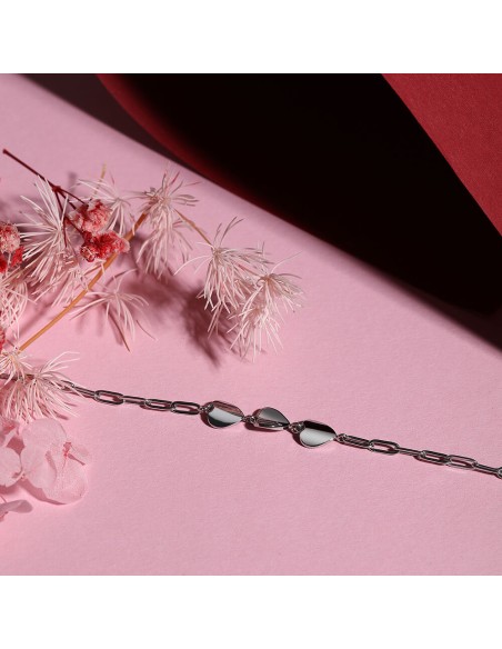 Bracciale Morellato Cuori Acciaio Silver Donna (SAWW05)