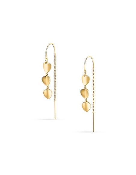 Orecchini Morellato Cuori Pendenti Dorati Donna (SAWW06)