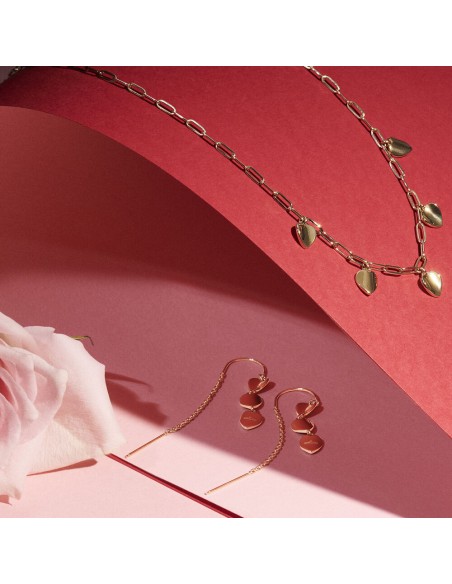 Orecchini Morellato Cuori Pendenti Dorati Donna (SAWW06)