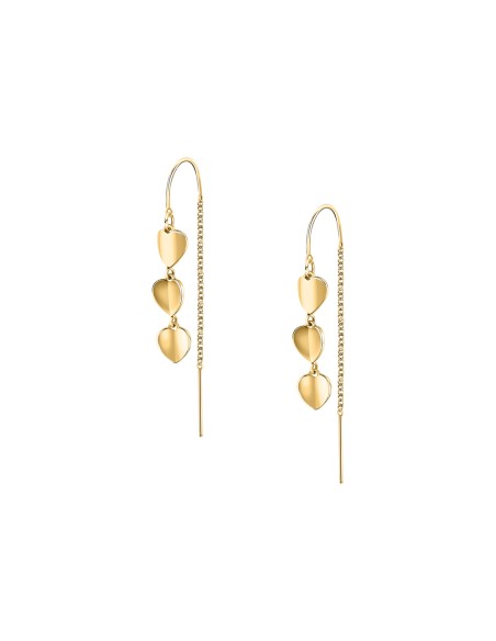 Orecchini Morellato Cuori Pendenti Dorati Donna (SAWW06)
