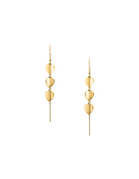 Orecchini Morellato Cuori Pendenti Dorati Donna (SAWW06)