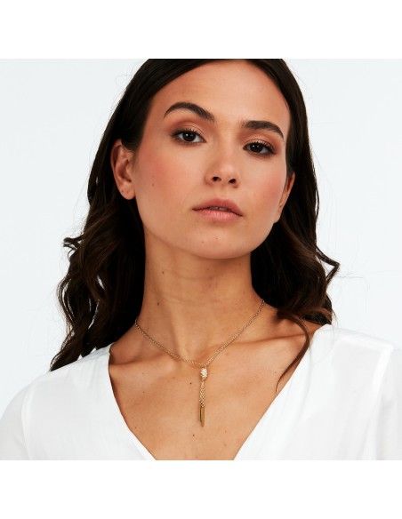 Collana Morellato Dorata con Cristalli Pendenti Donna (SAWZ02)