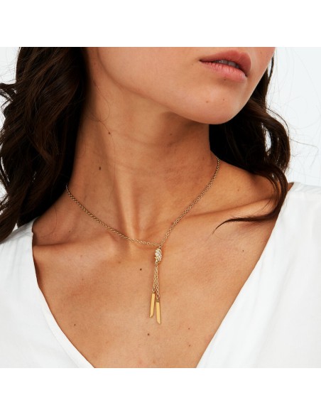 Collana Morellato Dorata con Cristalli Pendenti Donna (SAWZ02)