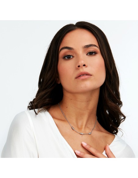 Collana Morellato Torchon con Cristalli Bianchi Donna (SAWZ03)