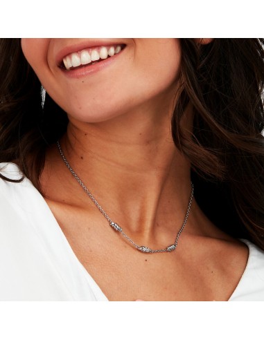 Collana Morellato Torchon con Cristalli Bianchi...