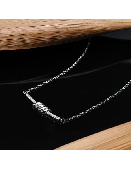 Collana Morellato Argento con Cristallo Centrale Donna (SAWZ04)