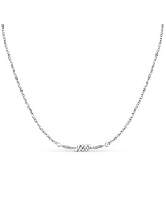 Collana Morellato Argento con Cristallo Centrale Donna...