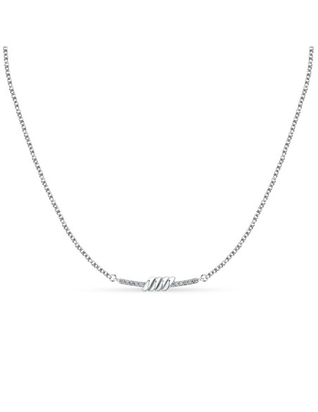 Collana Morellato Argento con Cristallo Centrale Donna (SAWZ04)