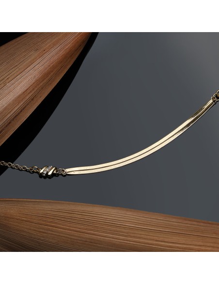 Bracciale Morellato Torchon – Dorato a Tripla Catena (SAWZ05)