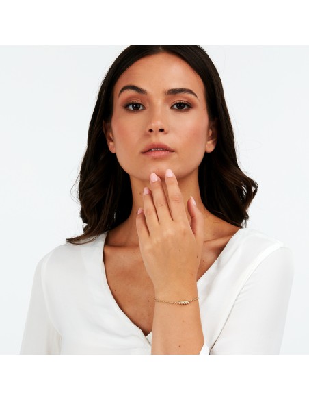 Bracciale Morellato Torchon – Dorato con Nodo e Cristalli (SAWZ07)