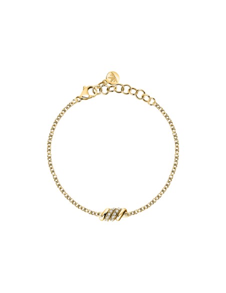 Bracciale Morellato Torchon – Dorato con Nodo e Cristalli (SAWZ07)
