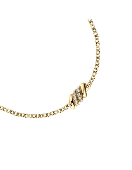 Bracciale Morellato Torchon – Dorato con Nodo e Cristalli (SAWZ07)