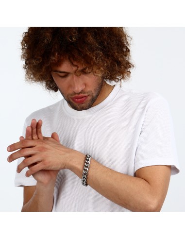 Bracciale Uomo Sector Bold in Acciaio Maglia...
