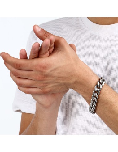 Bracciale Uomo Sector Bold in Acciaio Maglia...