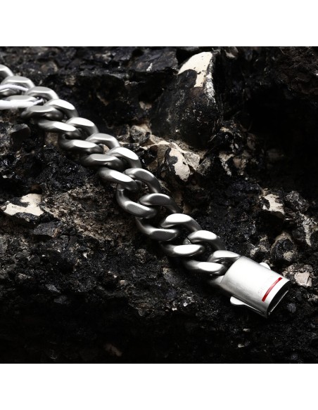 Bracciale Uomo Sector Bold in Acciaio Maglia Grossa (SAXS04)