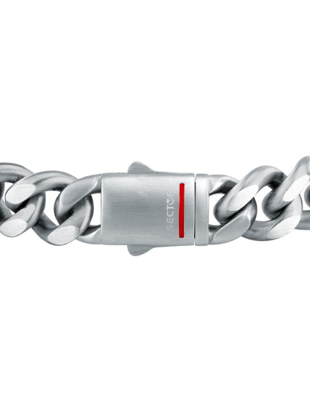 Bracciale Uomo Sector Bold in Acciaio Maglia Grossa (SAXS04)