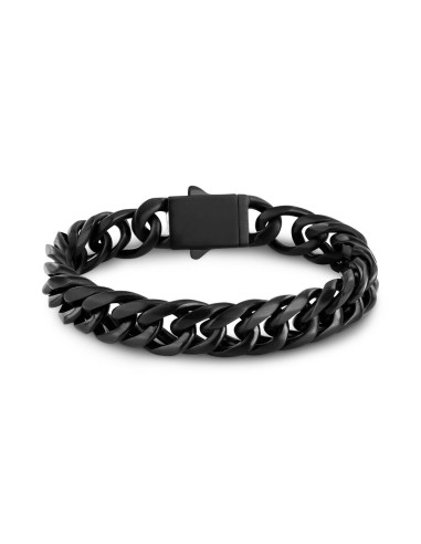 Bracciale Uomo Sector Bold Nero in Acciaio...