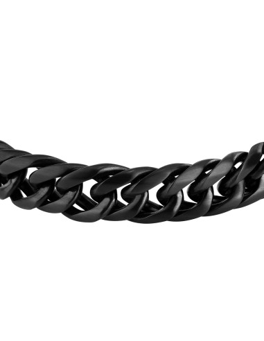 Bracciale Uomo Sector Bold Nero in Acciaio...