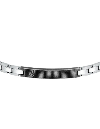 Bracciale Sector Uomo Acciaio Silver con Ancora...