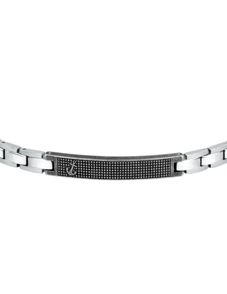 Bracciale Sector Uomo Acciaio Silver con Ancora (SZS88)