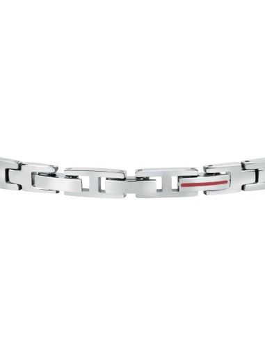 Bracciale Sector Uomo Acciaio Silver con Ancora...