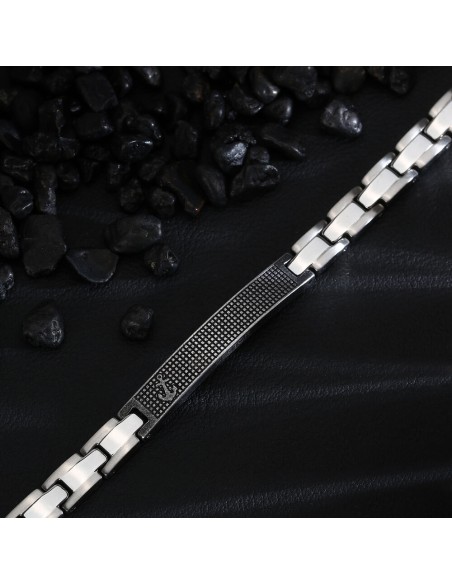Bracciale Sector Uomo Acciaio Silver con Ancora (SZS88)