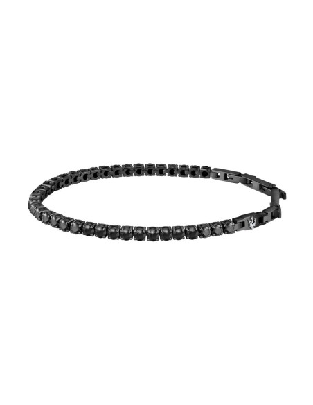 Bracciale Uomo Maserati Tennis Nero con Zirconi (JM222AVC02)