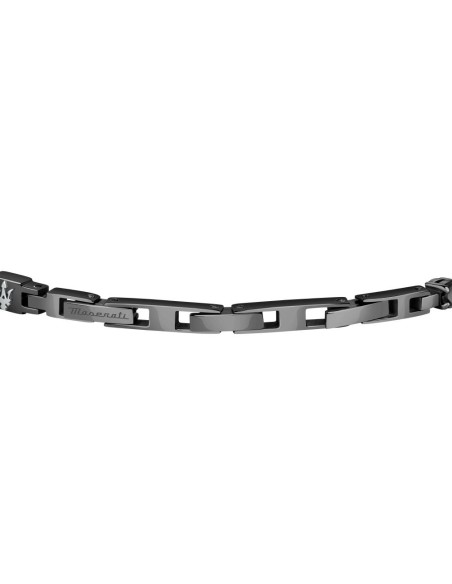 Bracciale Uomo Maserati Tennis Nero con Zirconi (JM222AVC02)