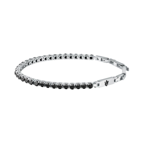 Bracciale Uomo Maserati Tennis Acciaio Zirconi...