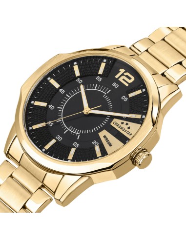 Chronostar Brave – Orologio Uomo Acciaio Oro...