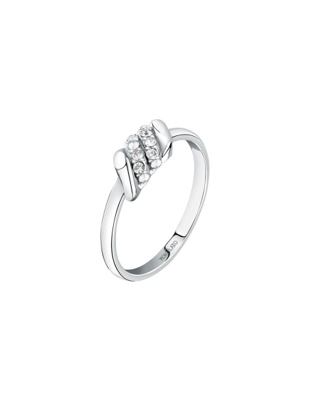 Morellato Torchon – Anello Donna Acciaio con Cristalli (SAWZ14)