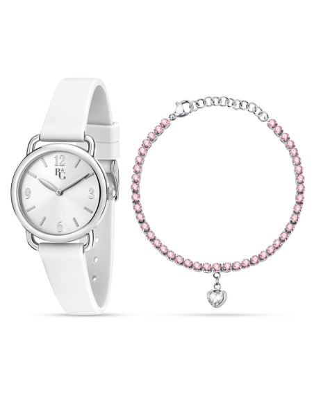 B&G Ease – Orologio Donna Silver con Bracciale Rosa (R3851322505)