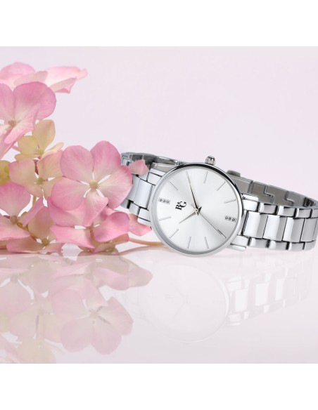 B&G Bangle – Orologio Donna Acciaio con Cristalli (R3853252555)