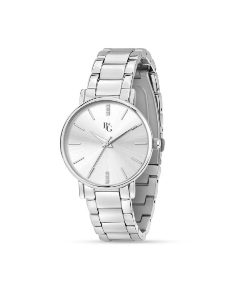 B&G Bangle – Orologio Donna Acciaio con Cristalli (R3853252555)