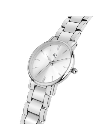 B&G Bangle – Orologio Donna Acciaio con Cristalli (R3853252555)