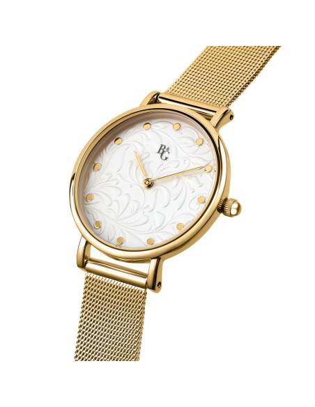 B&G Preppy – Orologio Donna Gold con Cinturino in Maglia (R3853252557)