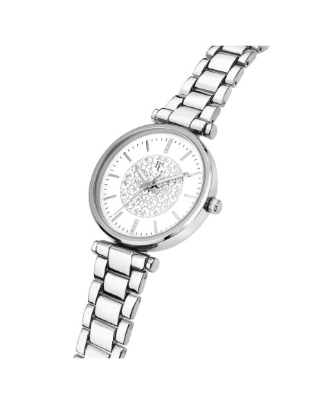 B&G Belle – Orologio Donna Silver con Dettagli Floreali (R3853302507)