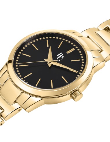 B&G Crystal – Orologio Donna Oro Nero Elegante...