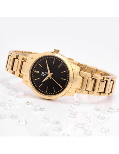 B&G Crystal – Orologio Donna Oro Nero Elegante...