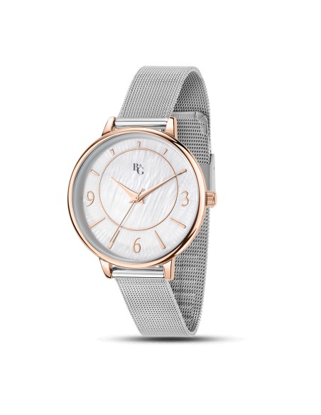B&G Soleil – Orologio Donna Silver con Dettagli Rose Gold (R3853310501)