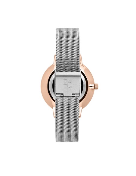 B&G Soleil – Orologio Donna Silver con Dettagli Rose Gold (R3853310501)