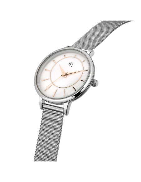 B&G Soleil – Orologio Donna Silver con Dettagli Rose Gold (R3853310503)