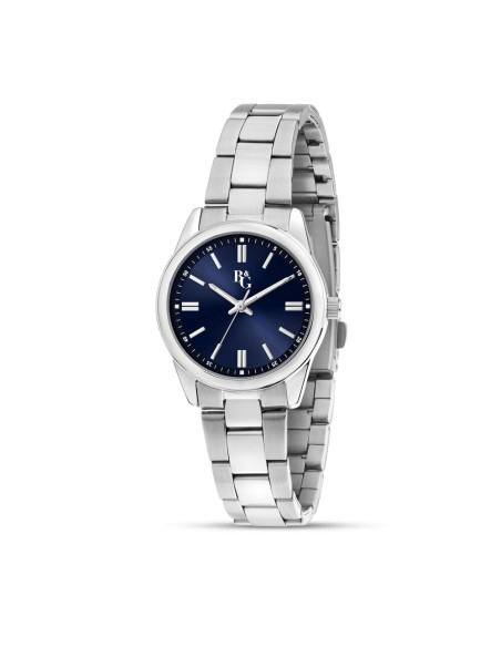 B&G Timeless – Orologio Donna Silver con Quadrante Blu (R3853316505)