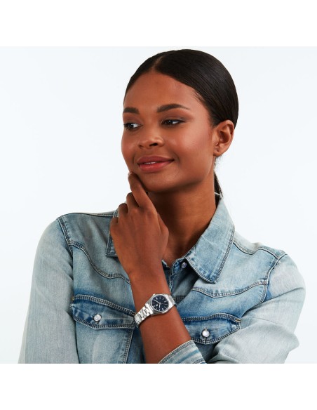 B&G Timeless – Orologio Donna Silver con Quadrante Blu (R3853316505)