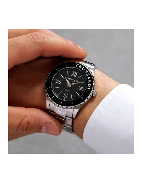 Trussardi – Orologio Uomo Acciaio Solo Tempo Nero (R2453143010)