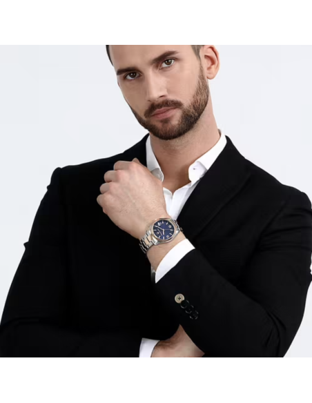 Maserati Attrazione – Orologio Uomo Blu e Rose Gold (R8853151006)