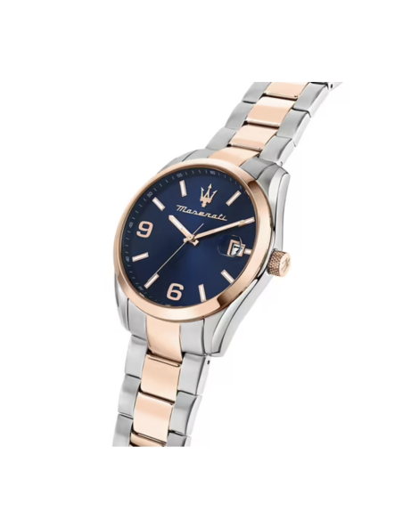 Maserati Attrazione – Orologio Uomo Blu e Rose Gold (R8853151006)