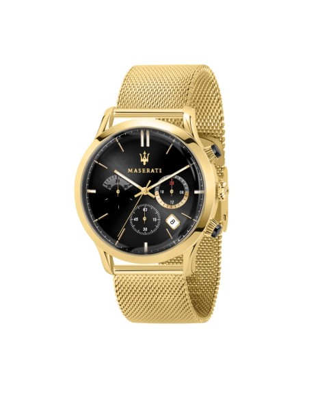 Maserati Ricordo – Orologio Uomo Oro con Quadrante Nero (R8873633003)
