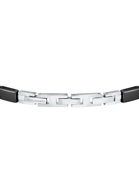 Maserati Jewels – Bracciale Uomo Acciaio Nero  (JM223ATZ22)